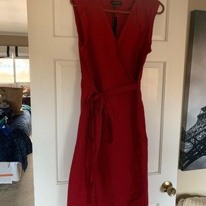 Gorgeous wrap dress in rich red!